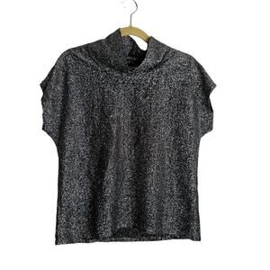 Vintage Koret Silver Metallic USA Made Medium Petite